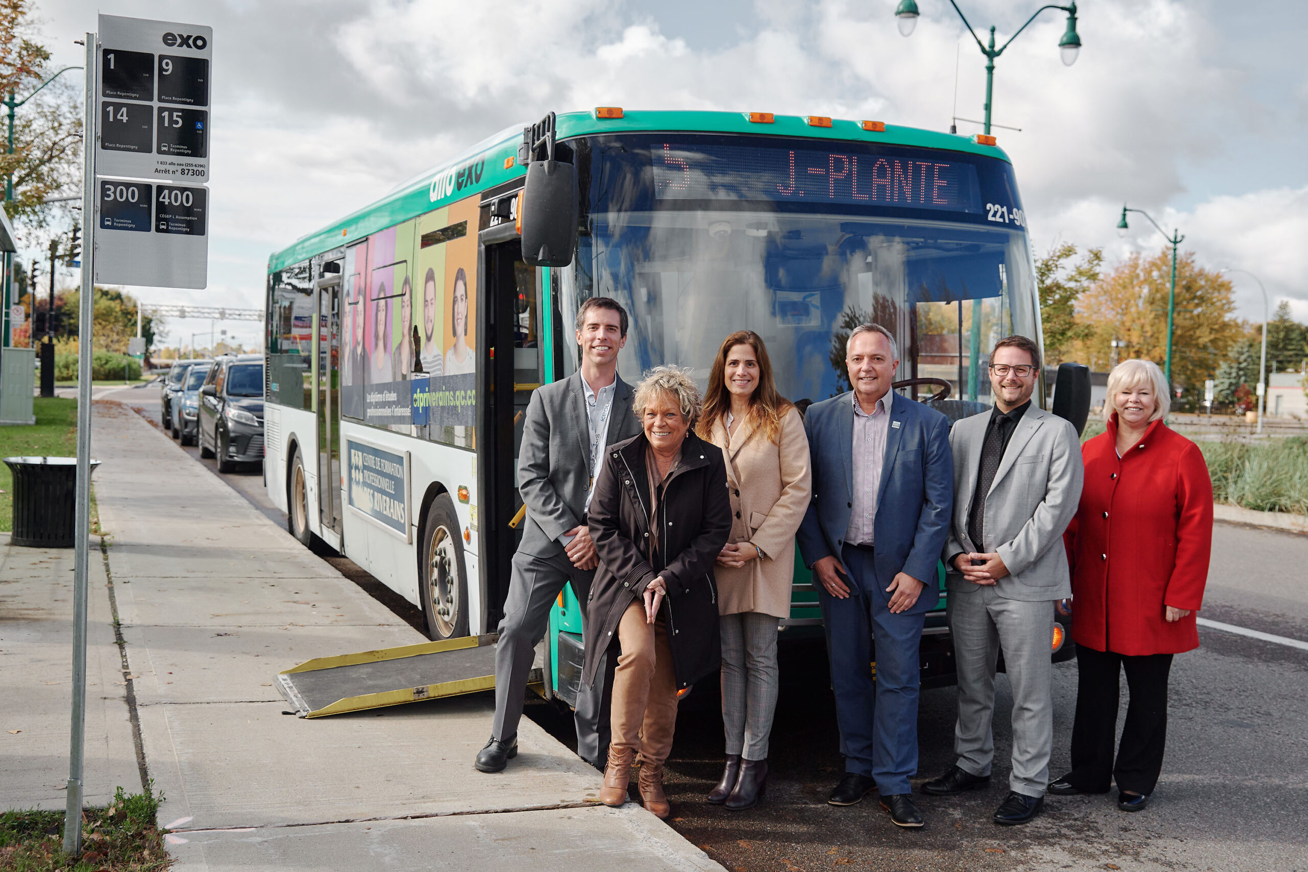 Exo inaugure la première ligne accessible de son réseau d’autobus dans