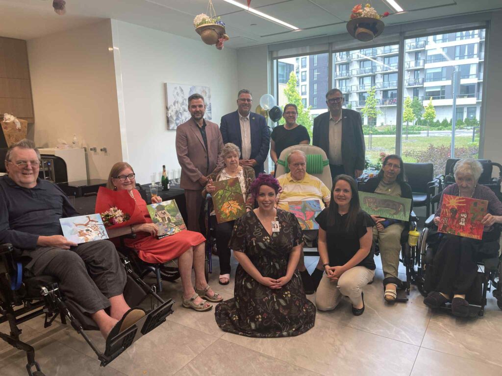 Vernissage à la maison des aînés de Mascouche