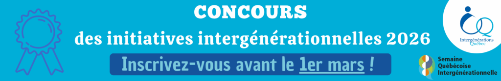 CONCOURS initiatives intergénérationnelles 2026