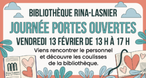 Journée portes ouvertes - Bibliothèque Rina-Lasnier