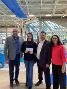 Remise du chèque Présent pour Noël