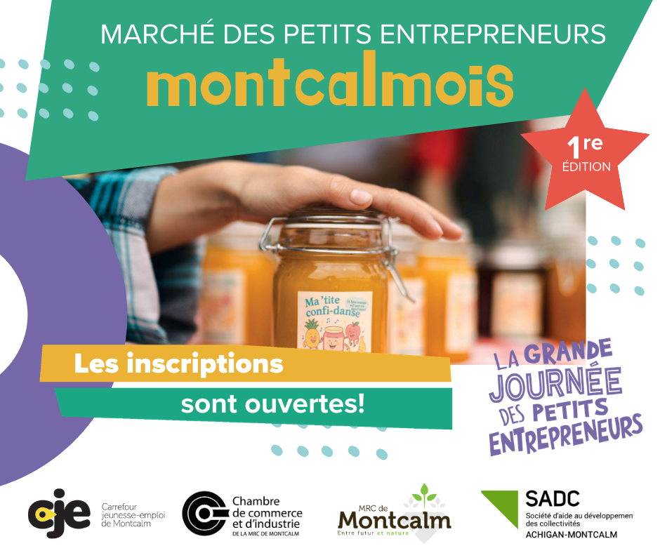LANCEMENT DE LA 1RE ÉDITION DU MARCHÉ DES PETITS ENTREPRENEURS MONTCALMOIS