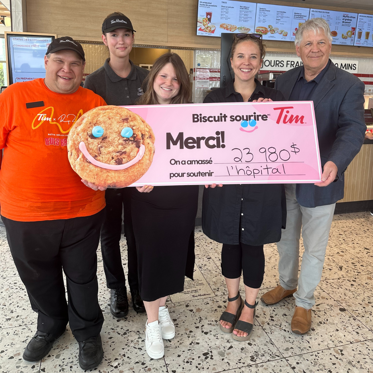 La semaine du Biscuit sourire de Tim Hortons - TVRM